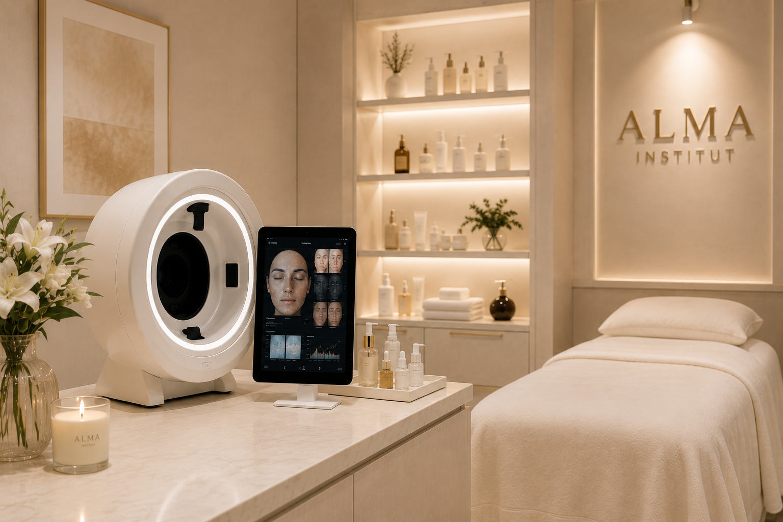 Diagnostic visage personnalisé Alma